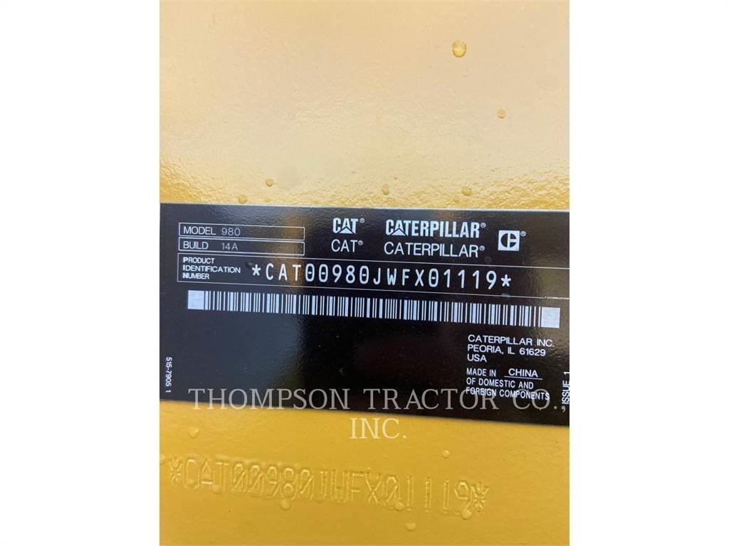 CAT 980 Naudoti ratiniai krautuvai