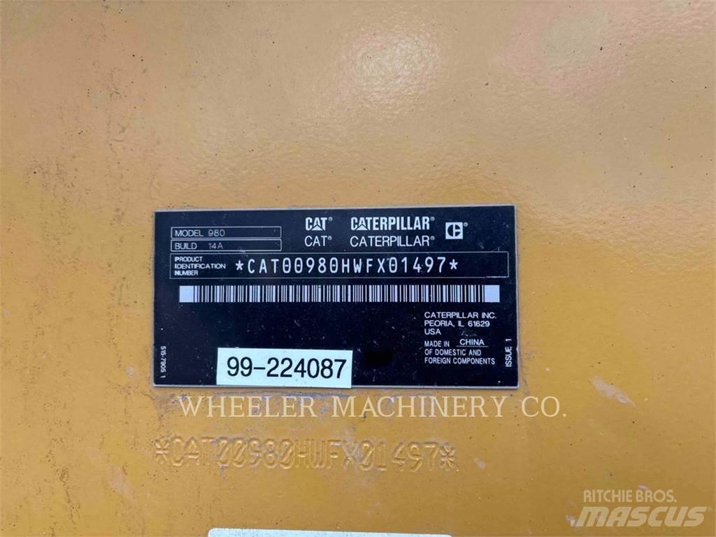 CAT 980 Naudoti ratiniai krautuvai