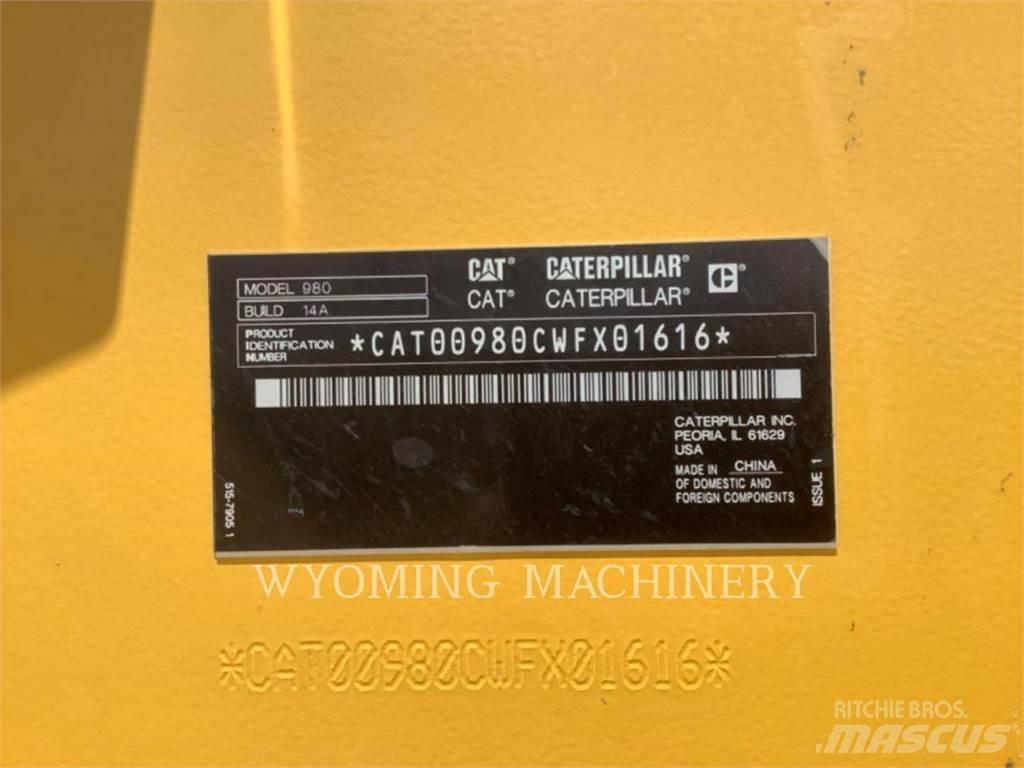CAT 980 Naudoti ratiniai krautuvai