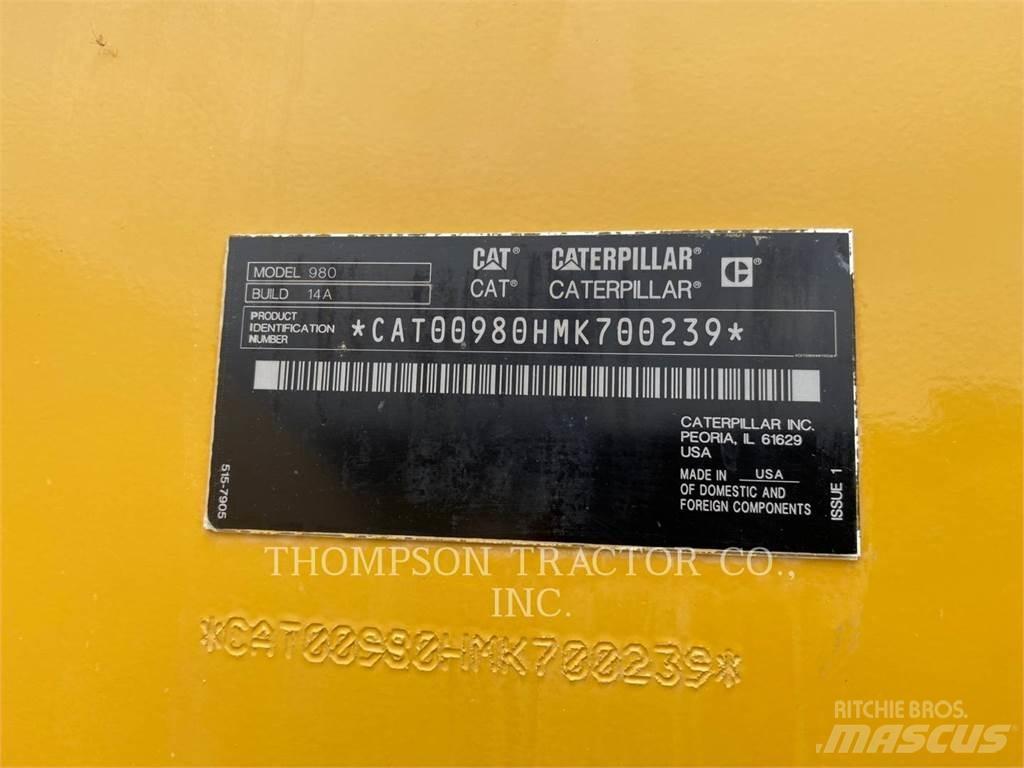 CAT 980 Naudoti ratiniai krautuvai
