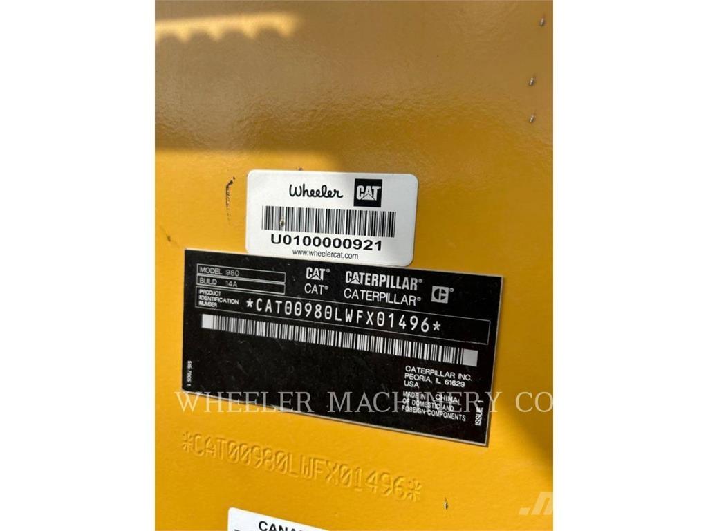 CAT 980 Naudoti ratiniai krautuvai