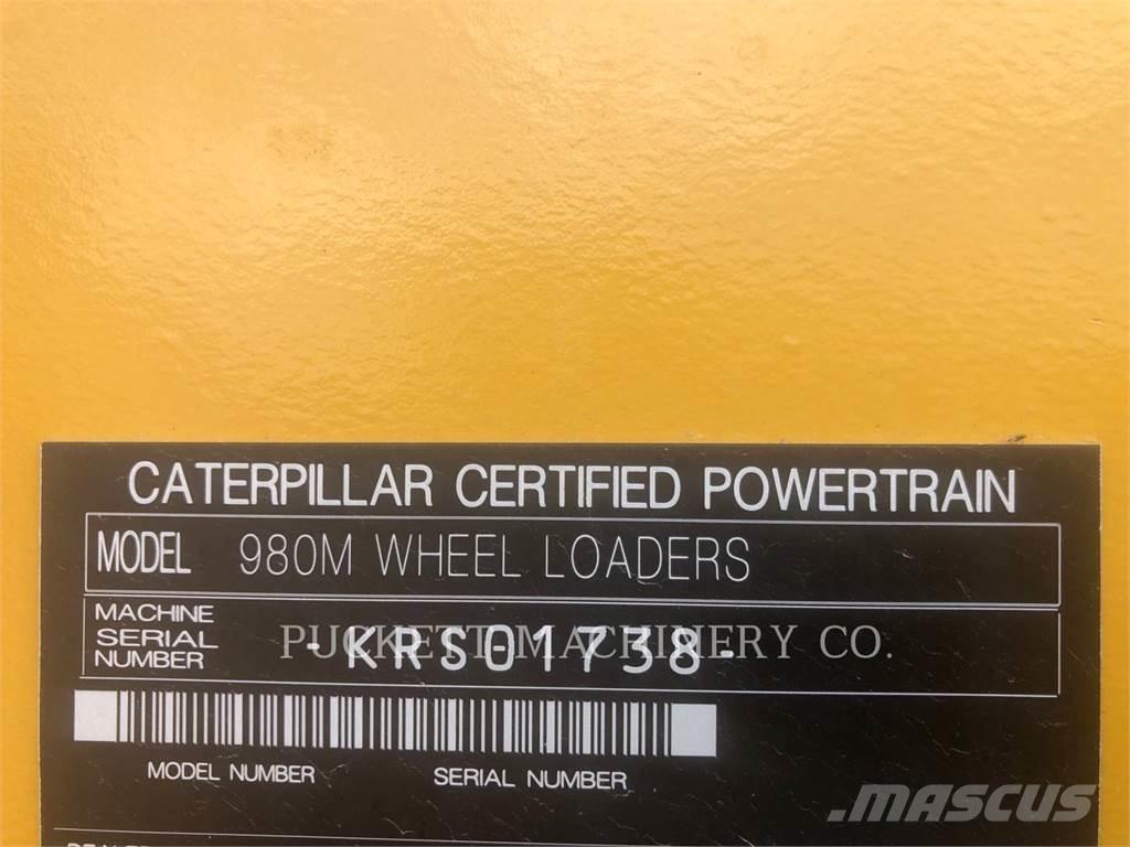 CAT 980 M Naudoti ratiniai krautuvai