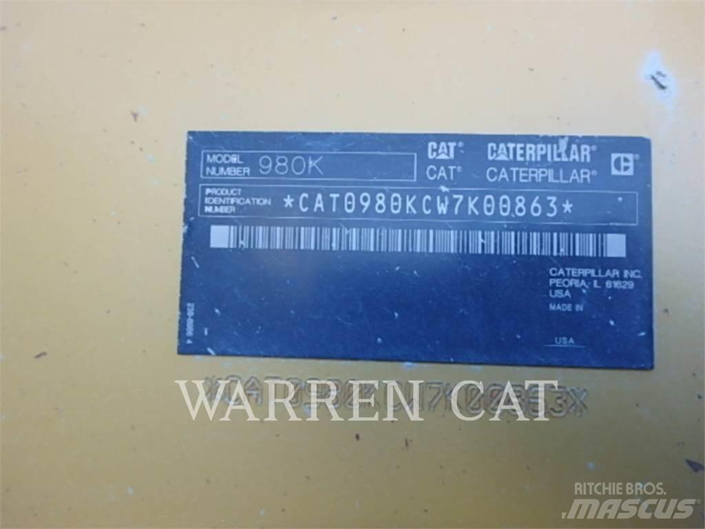 CAT 980K Naudoti ratiniai krautuvai