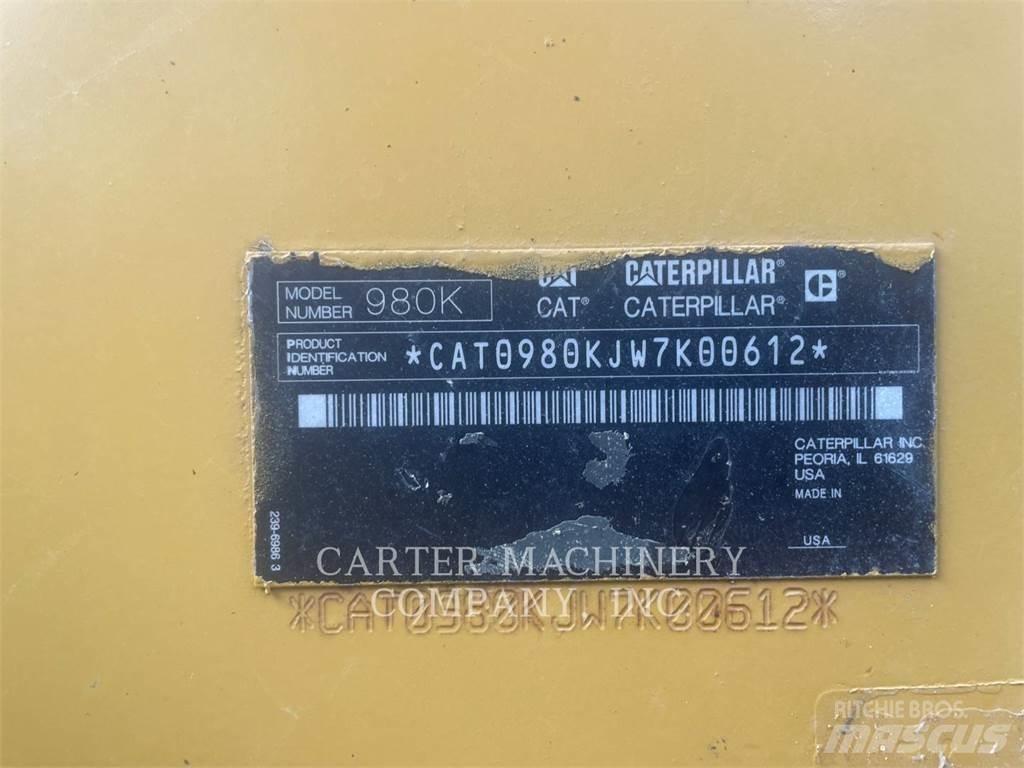 CAT 980K Naudoti ratiniai krautuvai