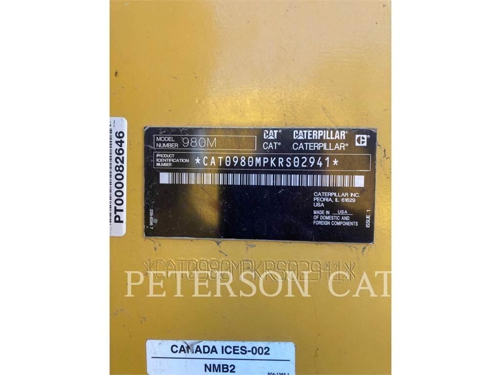 CAT 980M Naudoti ratiniai krautuvai