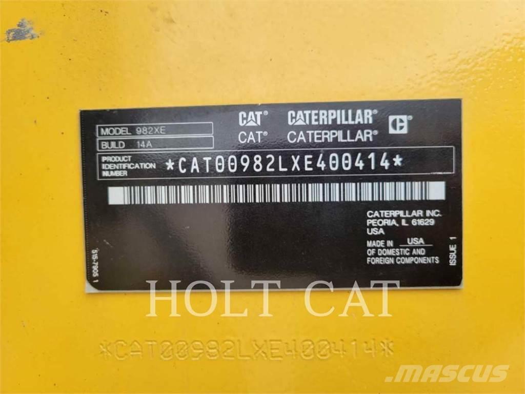 CAT 982 XE Naudoti ratiniai krautuvai