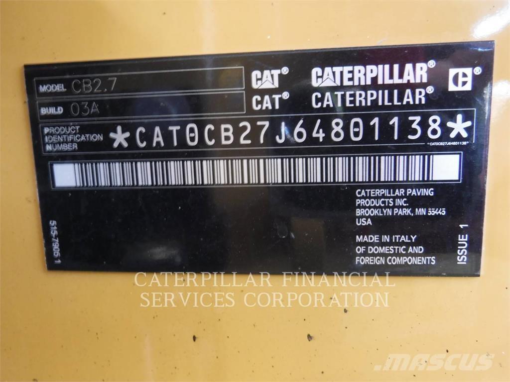 CAT CB2.703 Porinių būgnų volai