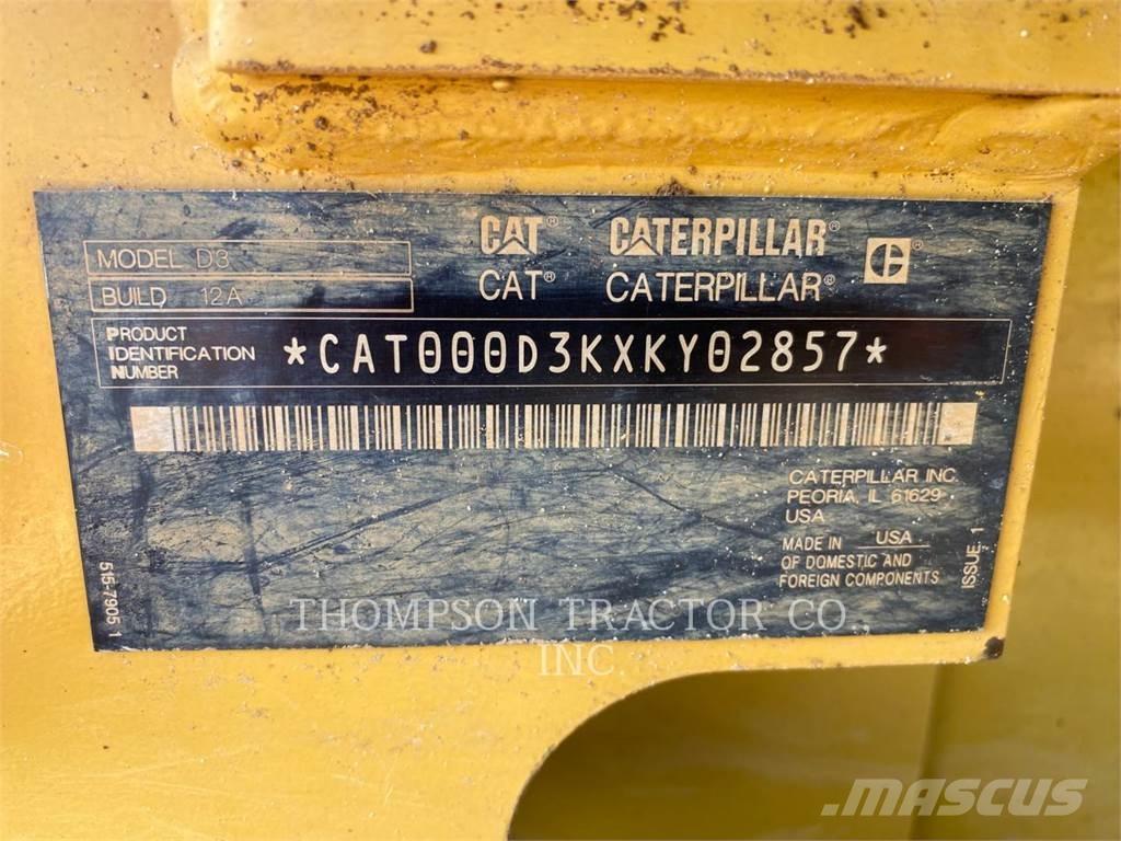 CAT D3LGP Vikšriniai buldozeriai