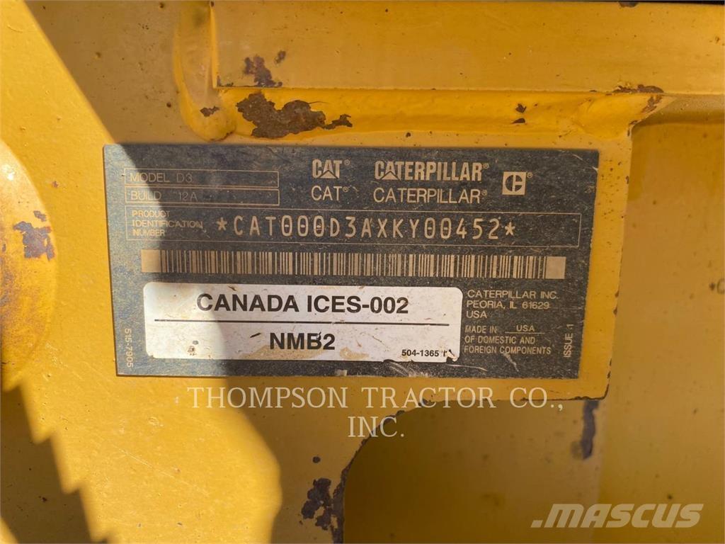 CAT D3LGP Vikšriniai buldozeriai