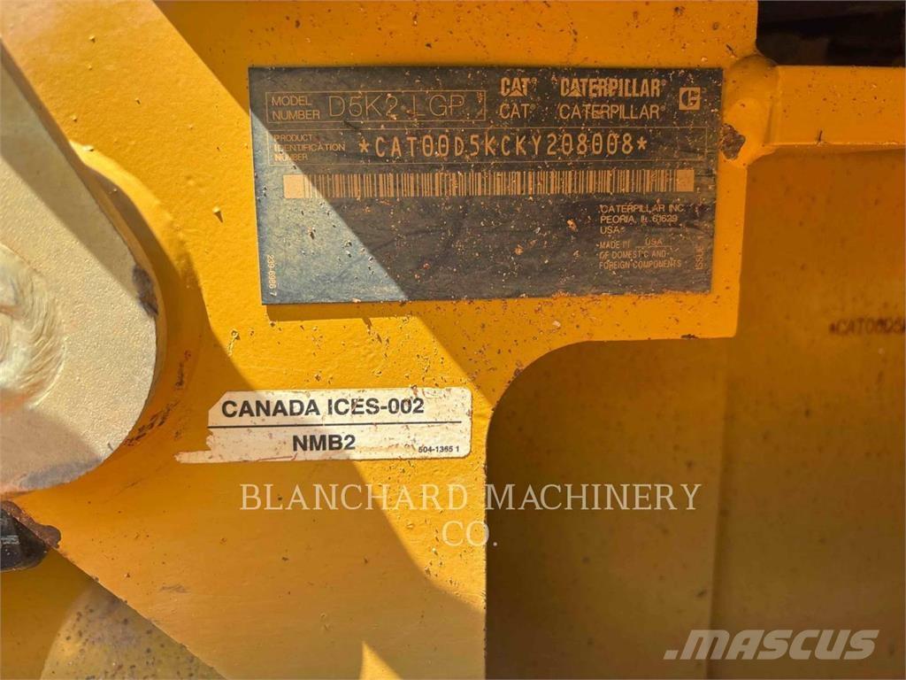 CAT D5K2 LGP Vikšriniai buldozeriai