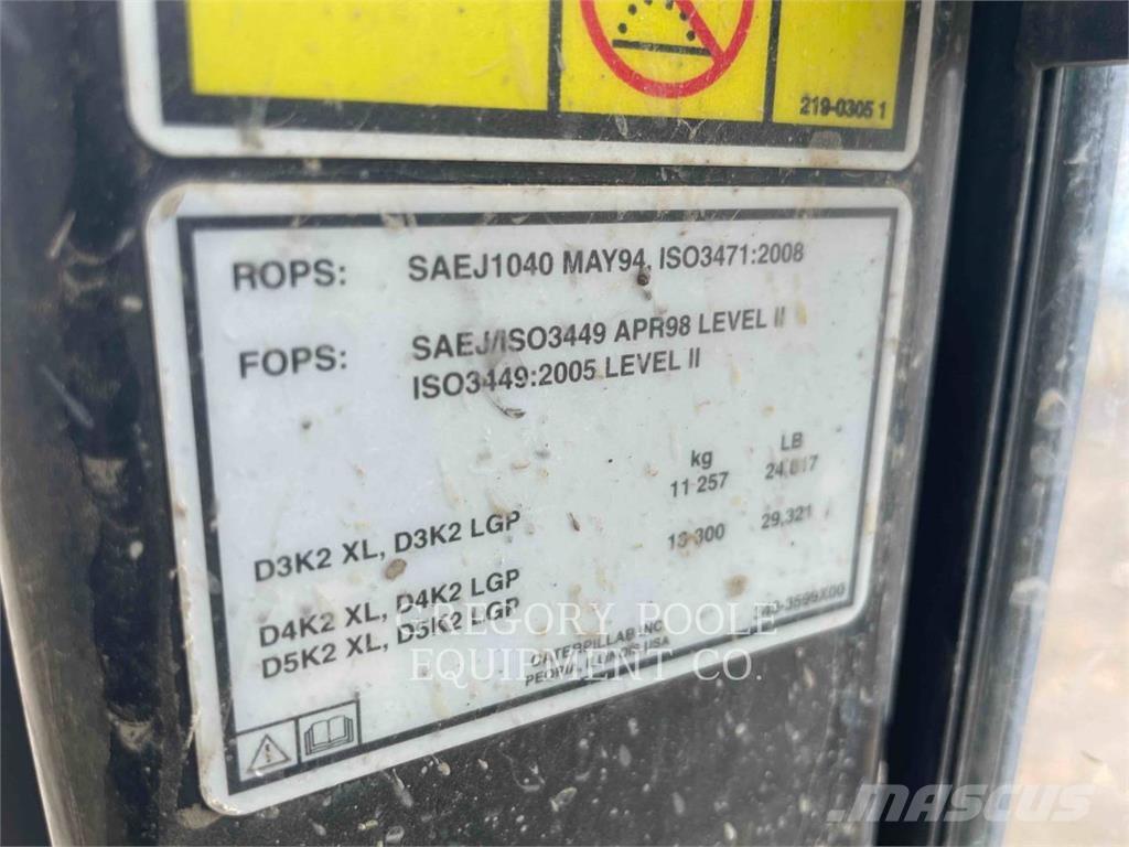 CAT D5K2LGP Vikšriniai buldozeriai