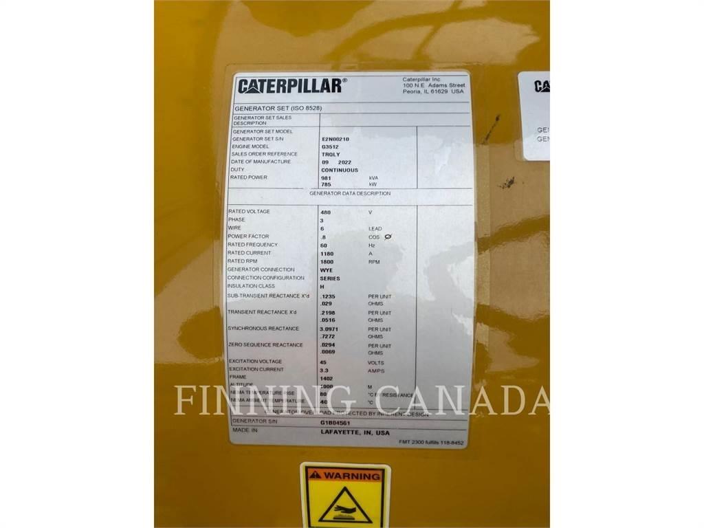 CAT G 3512 Dyzeliniai generatoriai