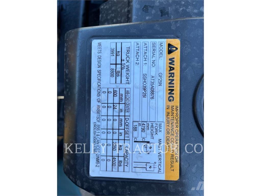 CAT GP25N Šakiniai krautuvai - Kita