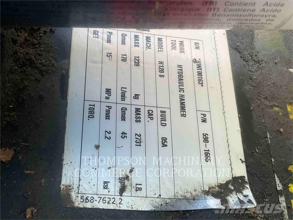 CAT H120ES Hidrauliniai kūjai / Trupintuvai
