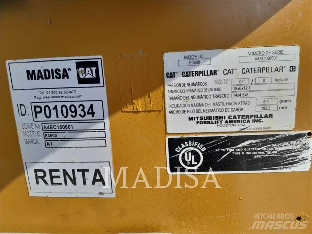 CAT LIFT TRUCKS E3500 Šakiniai krautuvai - Kita