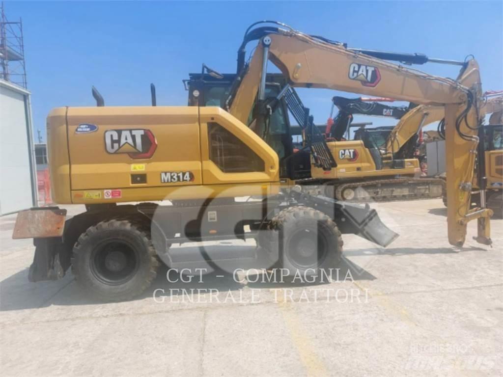 CAT M314 Ratiniai ekskavatoriai