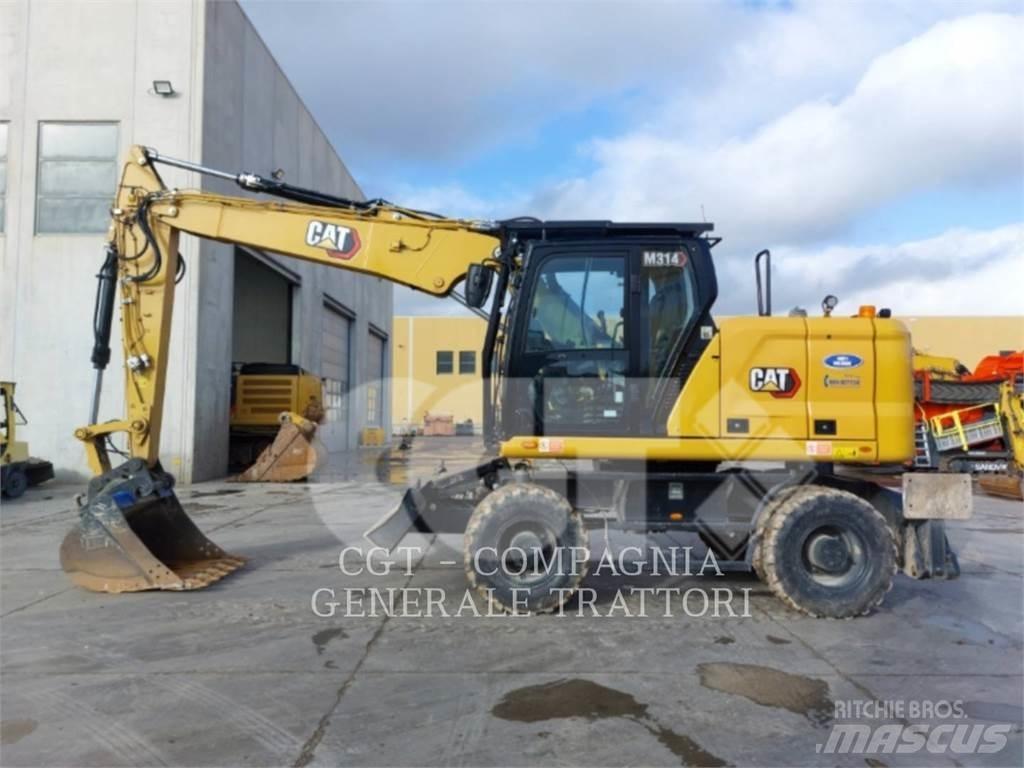 CAT M314 Ratiniai ekskavatoriai