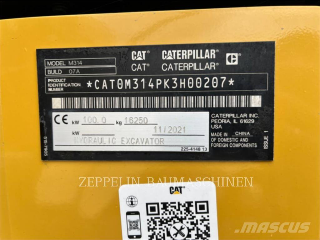 CAT M314-07A Ratiniai ekskavatoriai