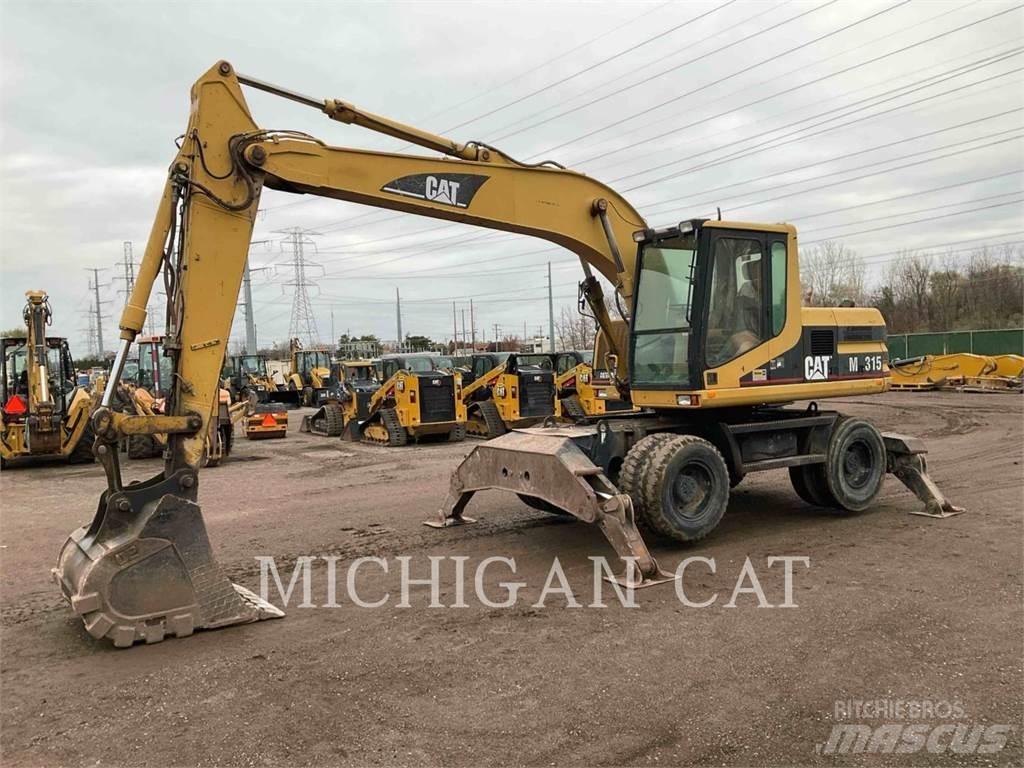 CAT M315 Ratiniai ekskavatoriai
