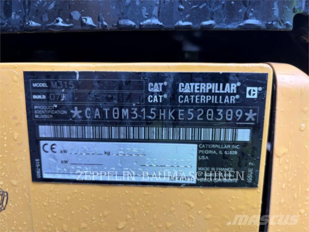 CAT M315-07A Ratiniai ekskavatoriai