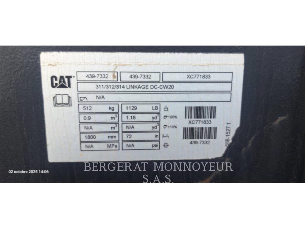 CAT M318-07 Ratiniai ekskavatoriai