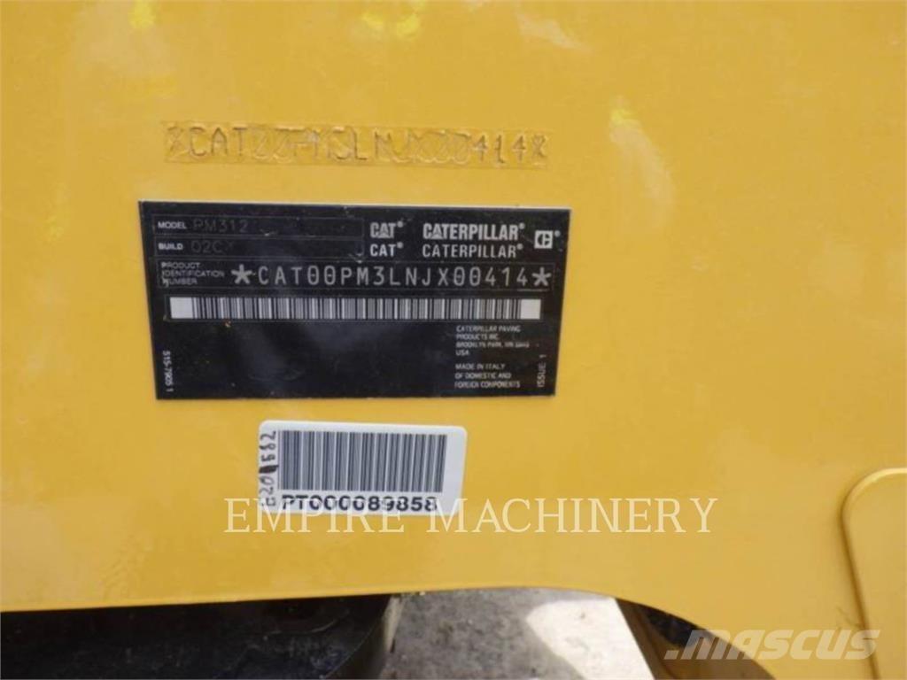 CAT PM312-02 Asfalto klotuvai