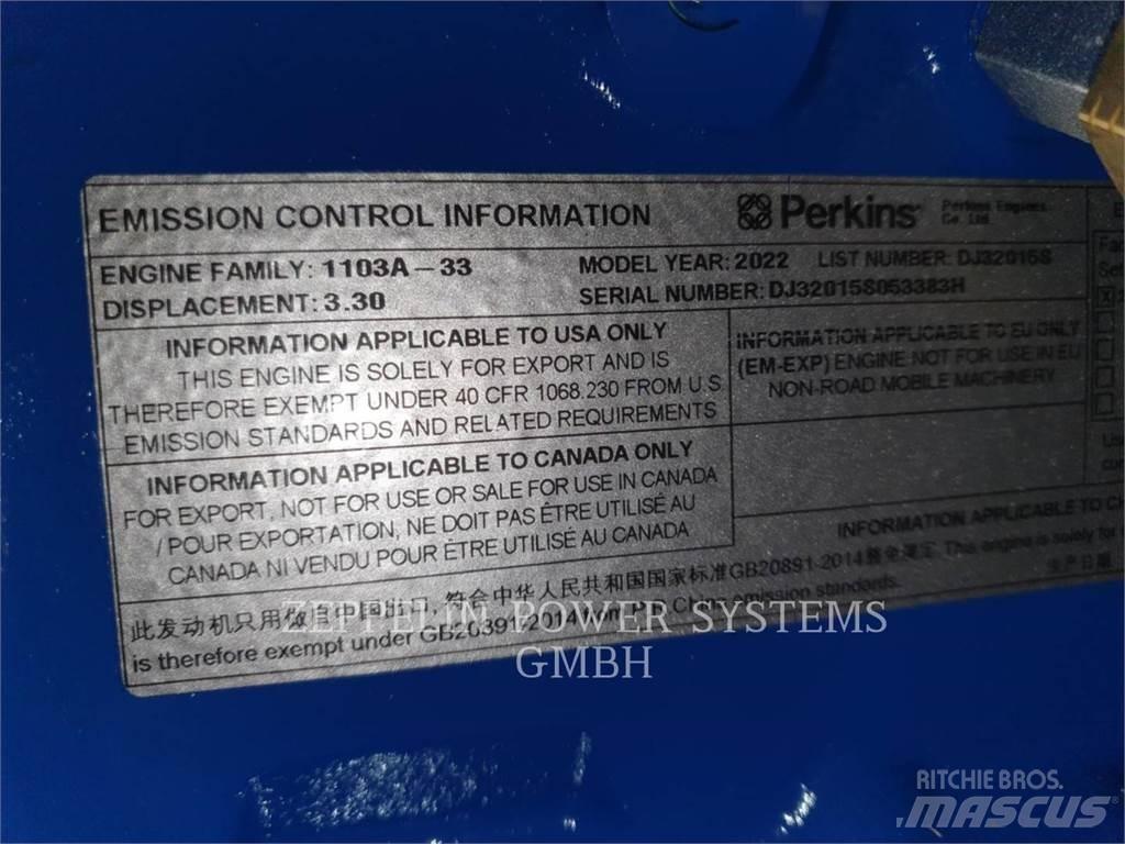 CAT PPO P33-3 Kiti generatoriai