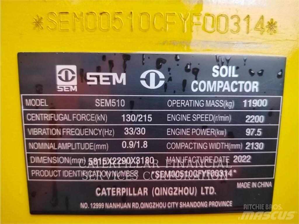 CAT SEM510 Vieno būgno volai