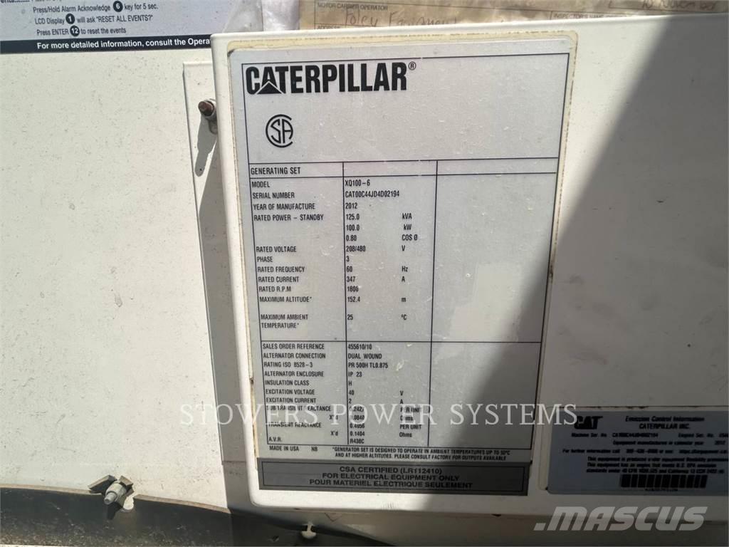 CAT XQ100 Kiti generatoriai