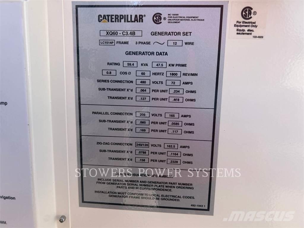 CAT XQ60-48KW Kiti generatoriai