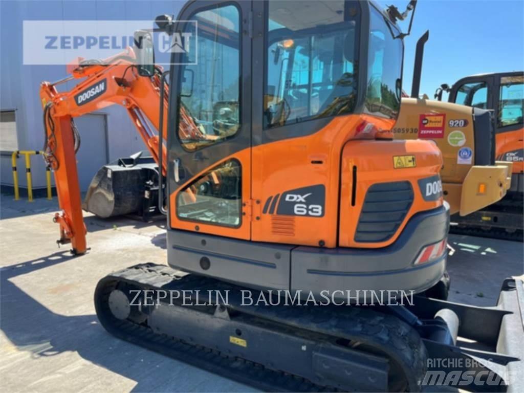 Doosan DX63-3 Vikšriniai ekskavatoriai