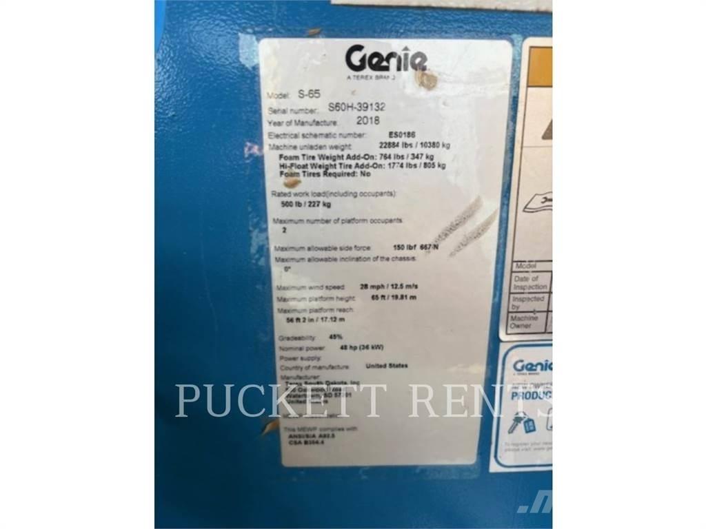 Genie S-65 Alkūniniai keltuvai