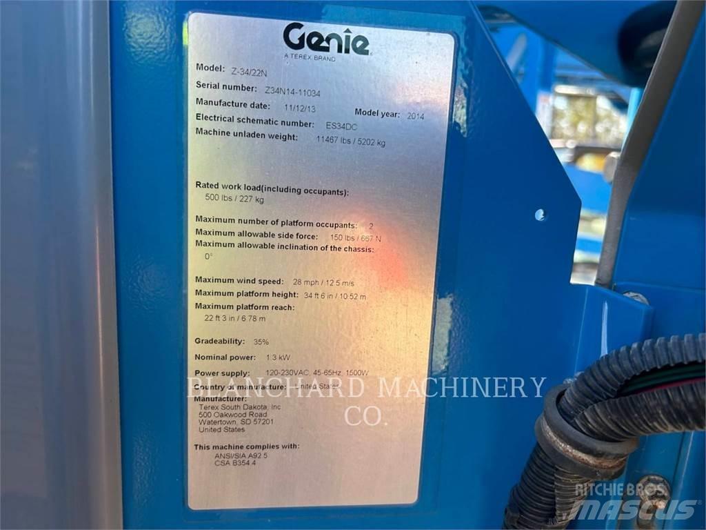 Genie Z34/22 Alkūniniai keltuvai