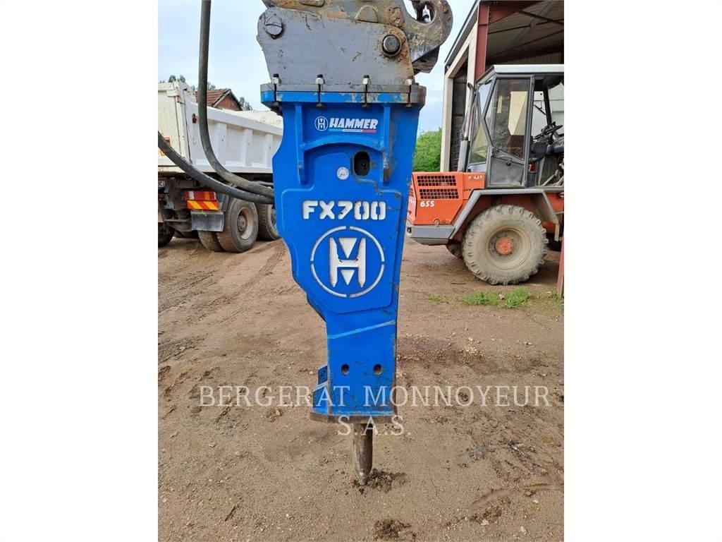 Hammer BRH.FX700.8T/14T Hidrauliniai kūjai / Trupintuvai