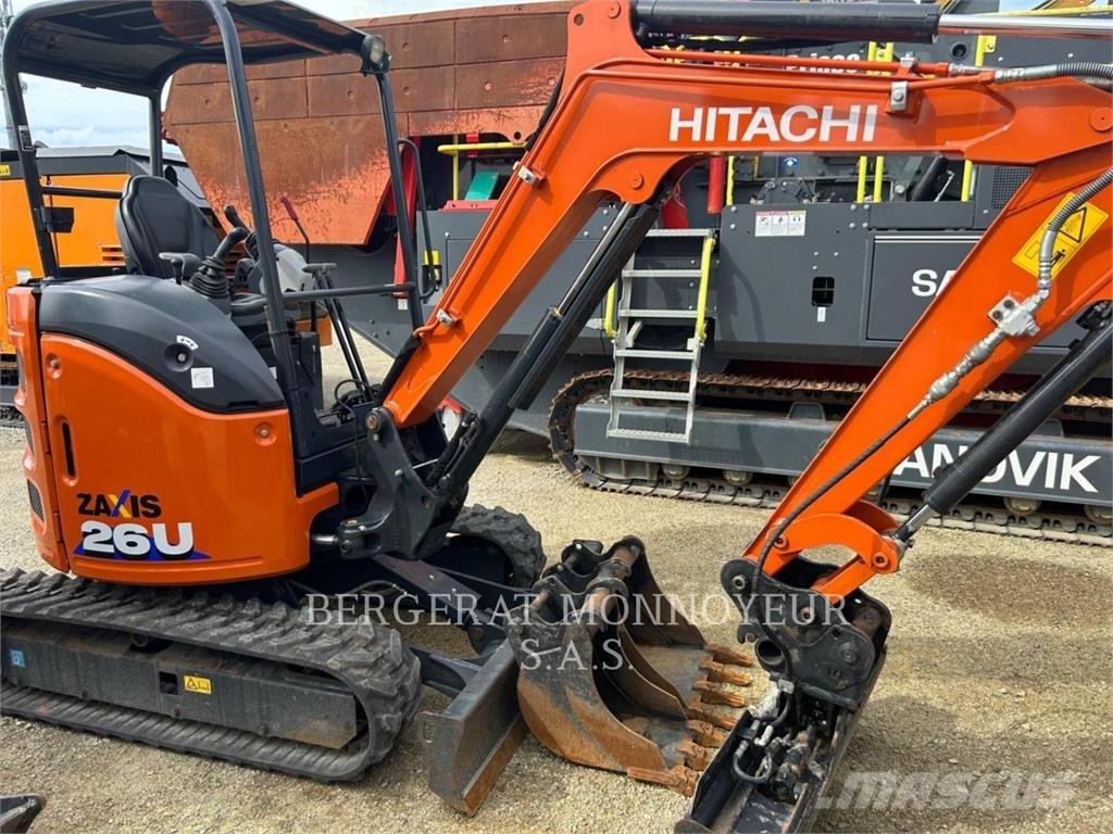 Hitachi ZX26U-6 Vikšriniai ekskavatoriai