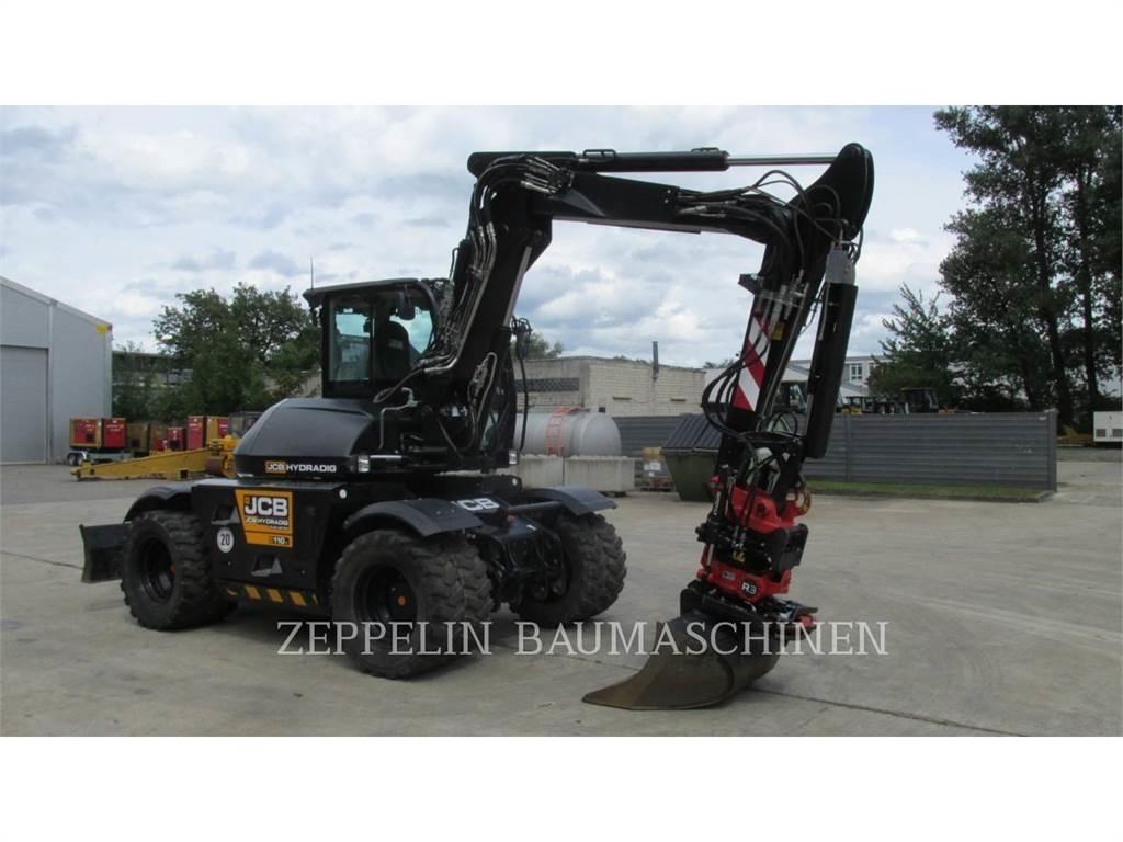 JCB 110W Ratiniai ekskavatoriai