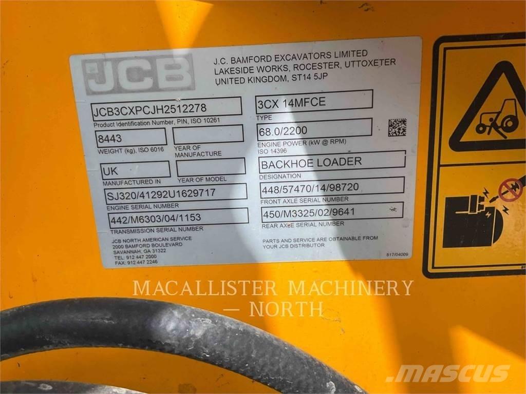 JCB 3CX Ekskavatoriniai krautuvai