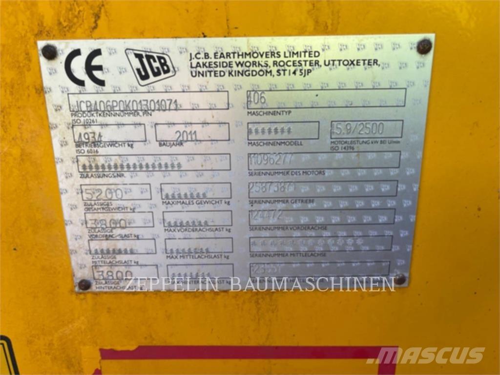 JCB 406 Naudoti ratiniai krautuvai