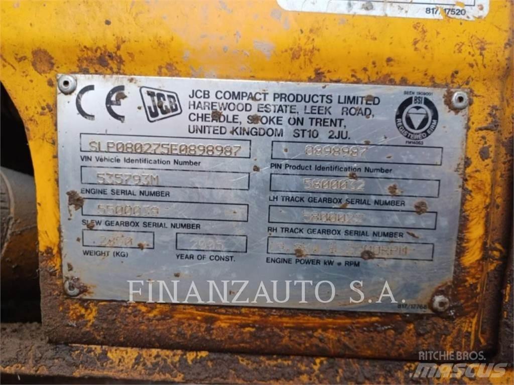 JCB 8027 Vikšriniai ekskavatoriai