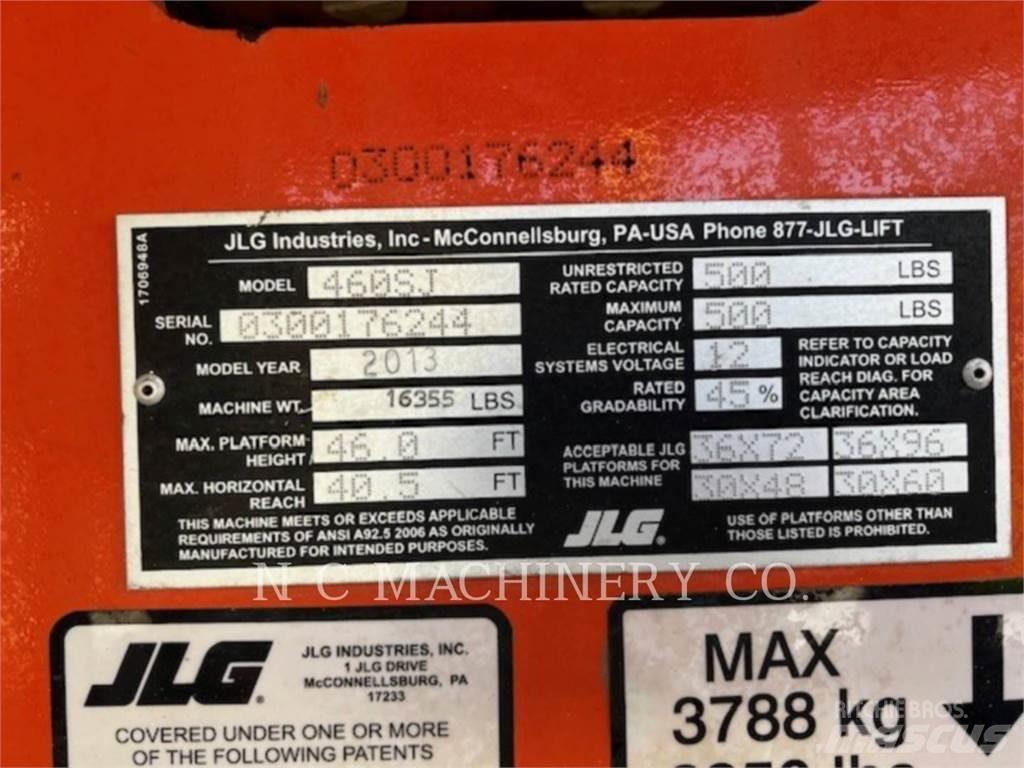 JLG 460SJ Vikšriniai ekskavatoriai
