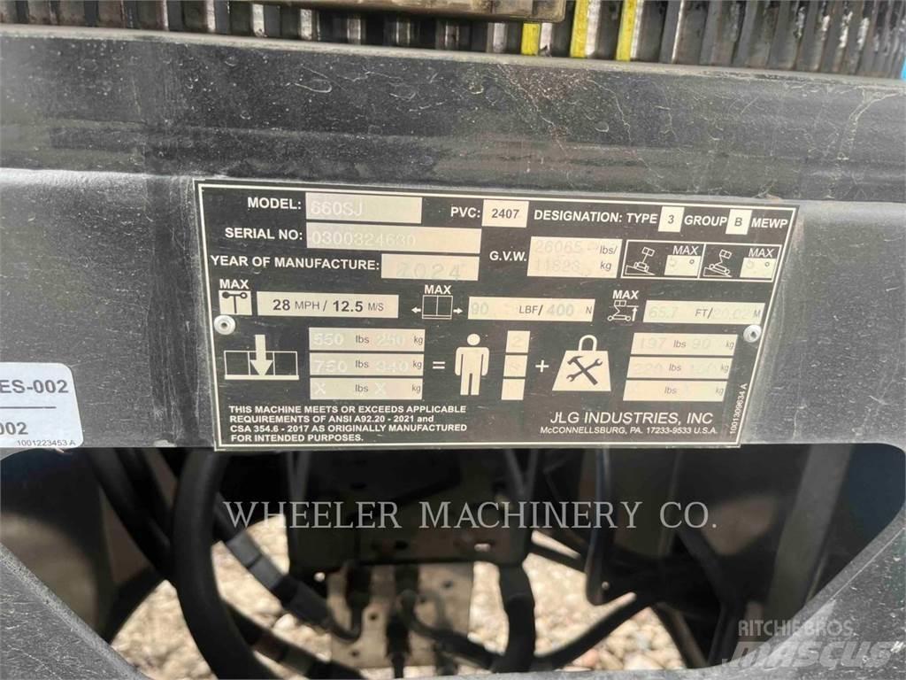JLG 660SJ Alkūniniai keltuvai