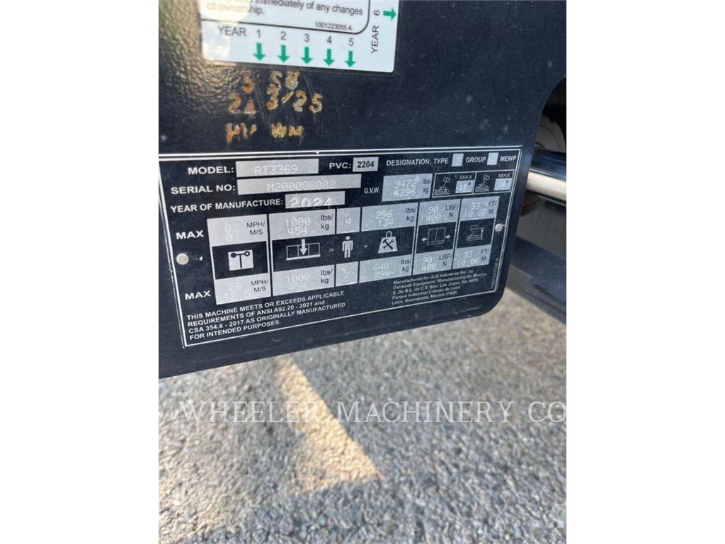 JLG RT3369 Žirkliniai keltuvai