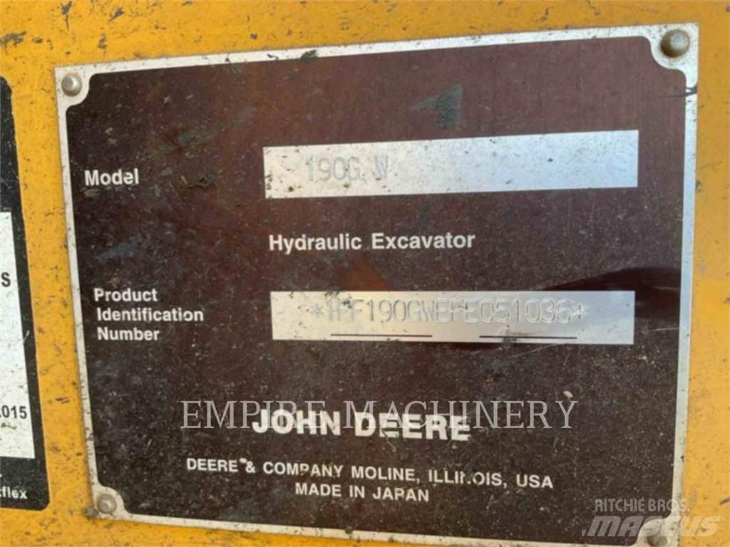 John Deere 190G Vikšriniai ekskavatoriai
