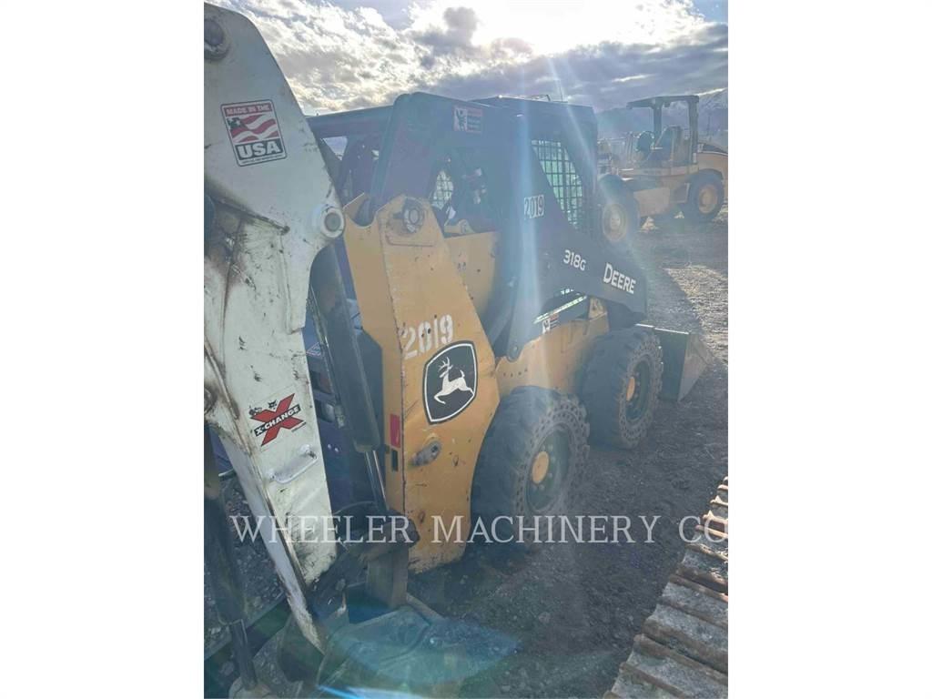 John Deere 318G Krautuvai su šoniniu pasukimu