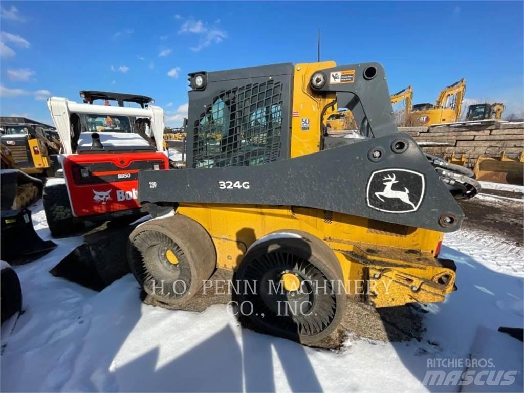 John Deere 324G Krautuvai su šoniniu pasukimu