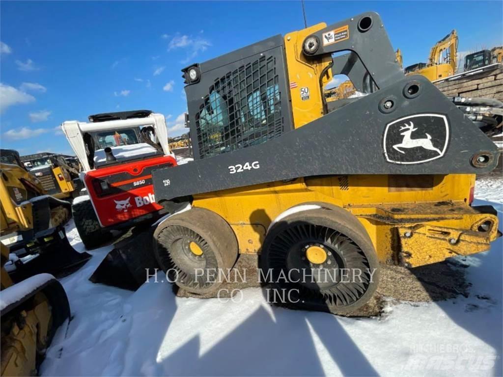 John Deere 324G Krautuvai su šoniniu pasukimu