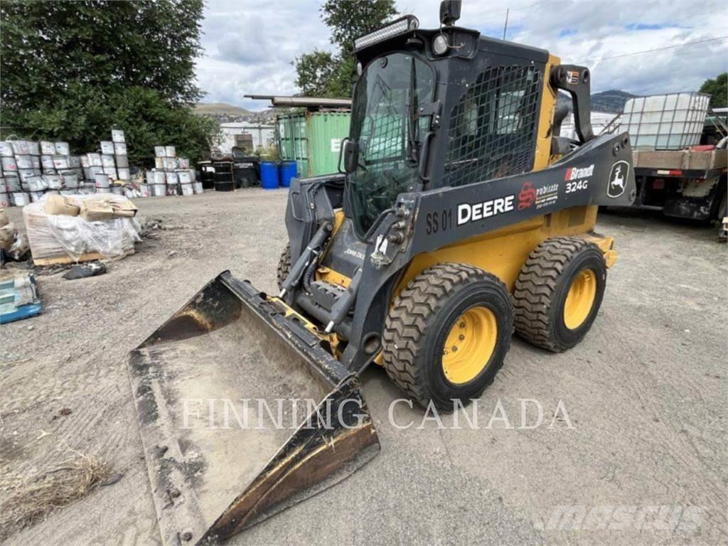 John Deere 324G Krautuvai su šoniniu pasukimu