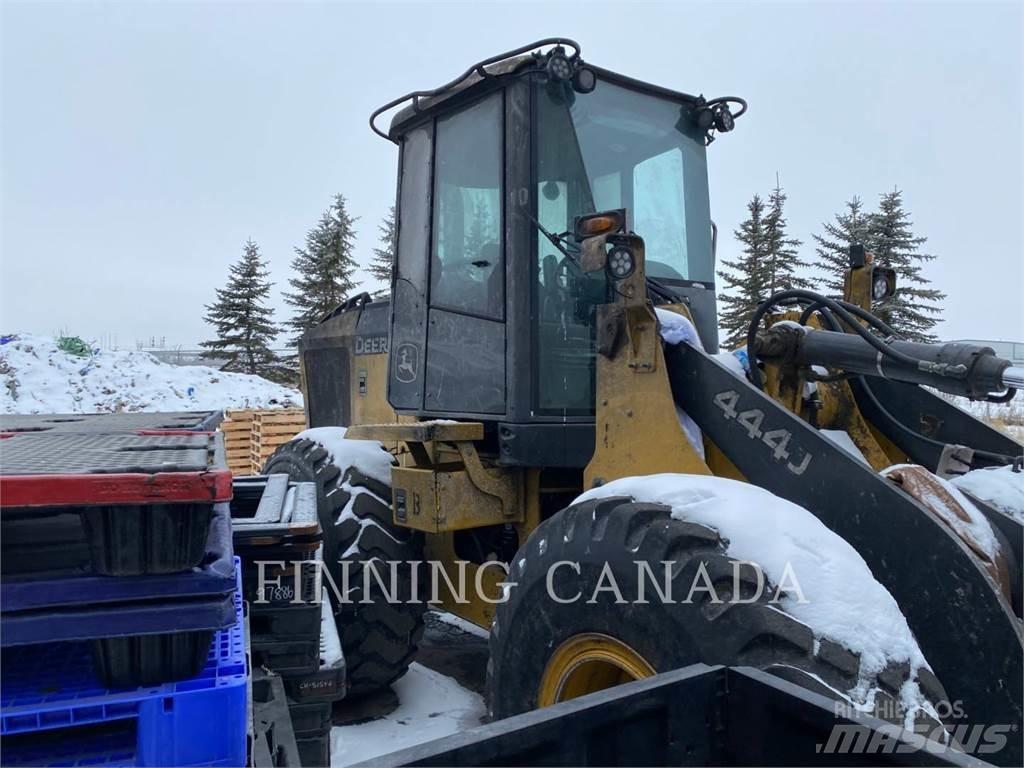 John Deere 444J Naudoti ratiniai krautuvai