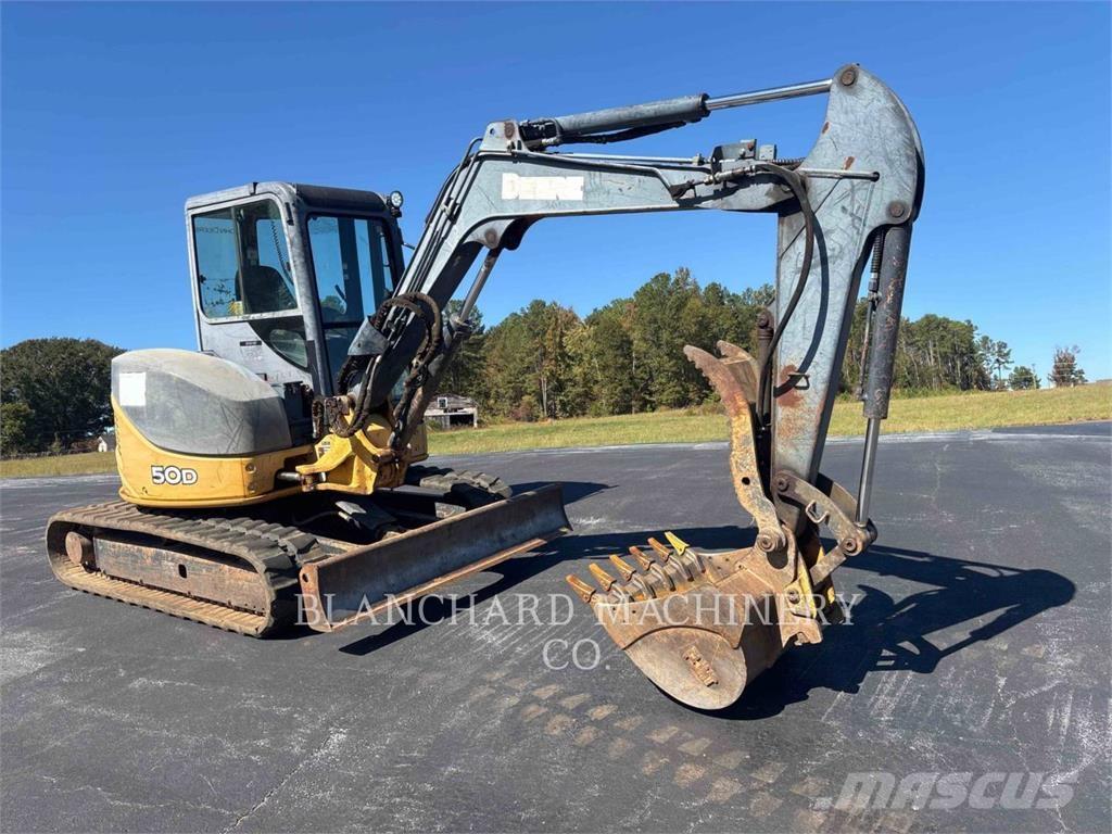 John Deere 50D Vikšriniai ekskavatoriai