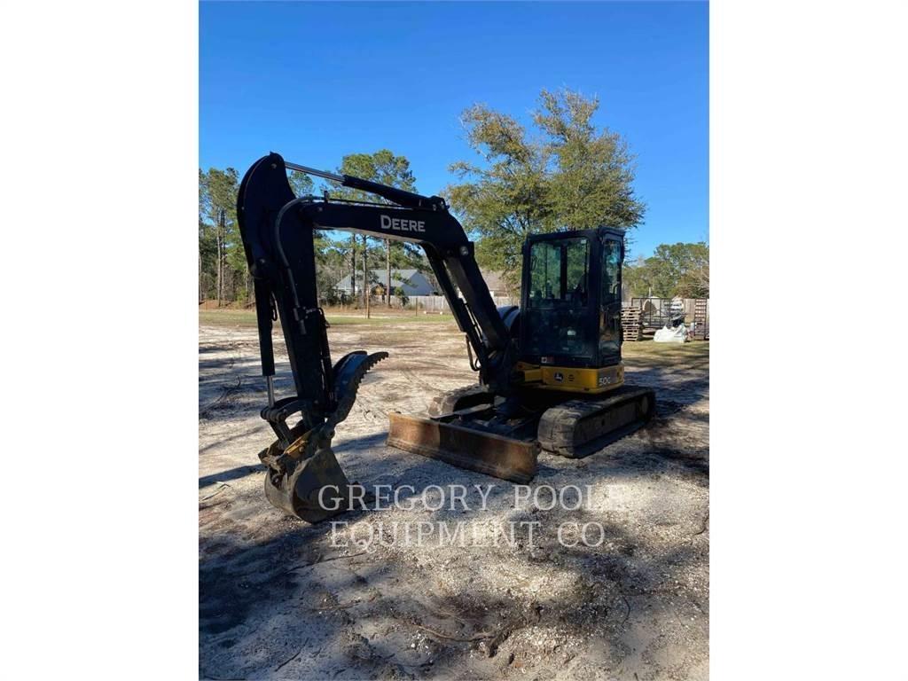 John Deere 50G Mini ekskavatoriai < 7 t